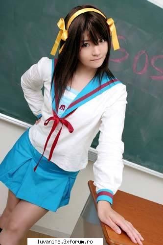 haruhi suzumiya haruhi cosplay:x &nbsp; &nbsp; &nbsp; &nbsp; &nbsp; ^ω^ Hlizita sefa :>