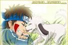 kiba inuzuka plac caine nume fata din naruto sar potrivi?