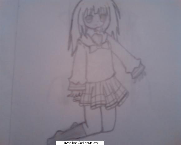 Desene - anime girl.. akum observ si eu ka am uitat sa'i - Fan Art