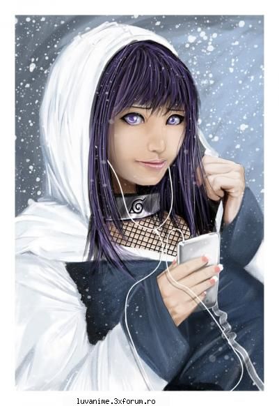 3 asculta muzica :nebun: hinata hyuuga