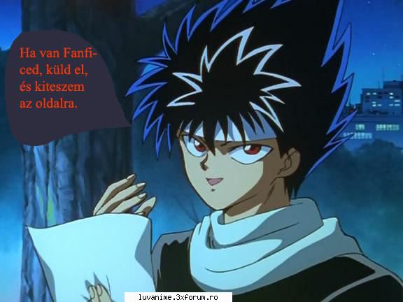 Konichiwa - Buna Tuturor! Sunt Hakusho Mookay,am 12 ani,anime - Prezentare