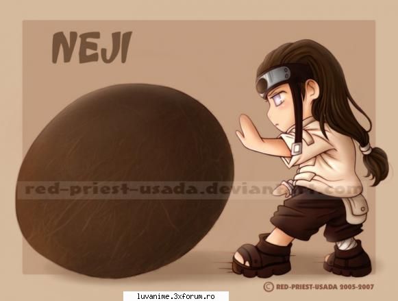 Neji - puternik ca coarja nuci - Naruto