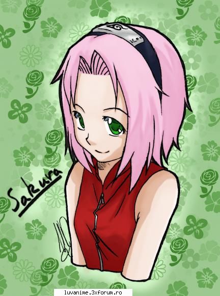 Sakura - si mie imi place sakura e ceam mai tare - Naruto
