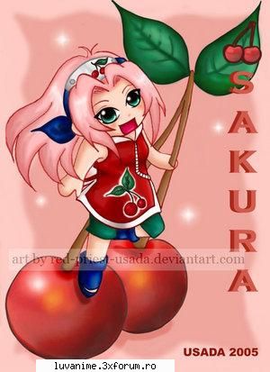 Sakura - chibi fruit sakura.....doolshe k cireasa - Naruto