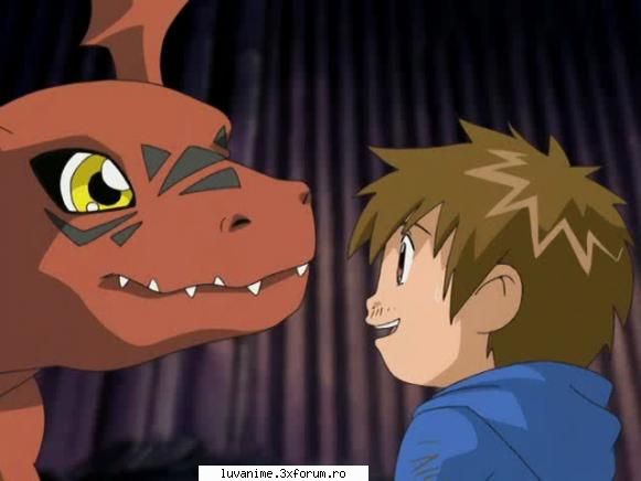 Takato si Guilmon - fac o pereche destul de dragutza:D:D:D - Digimon Tamers