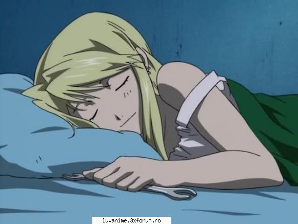 Winry Rockbell - Poza 10(ce frumos doarme...) - FMA