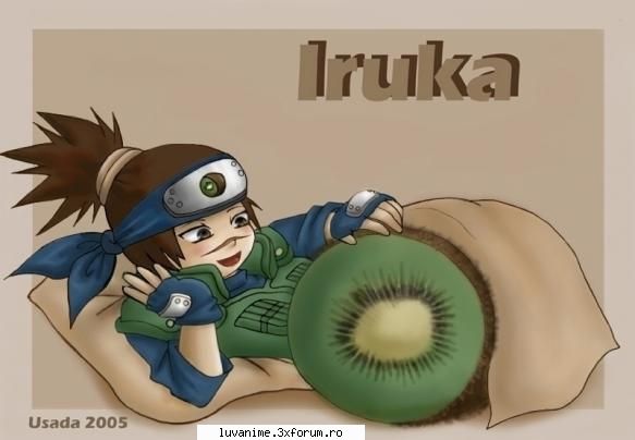 iruka-sensei - persoana dea mai respectata de naruto - Naruto